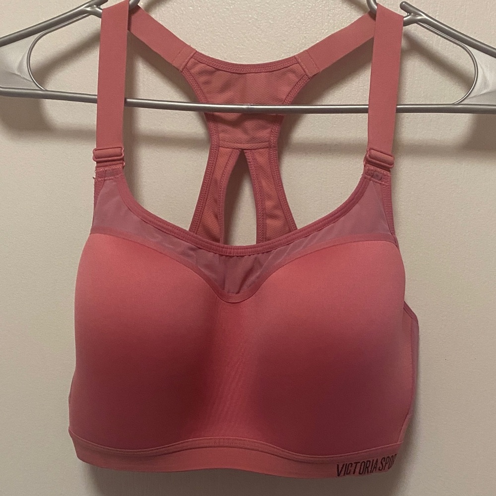 Victoria's Secret Coral Sports Bra- it has a small rip minimal the rest is good